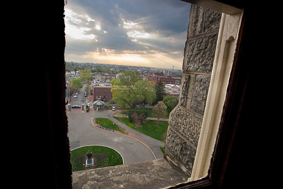 Attic of Healy Hall. Georgetown University