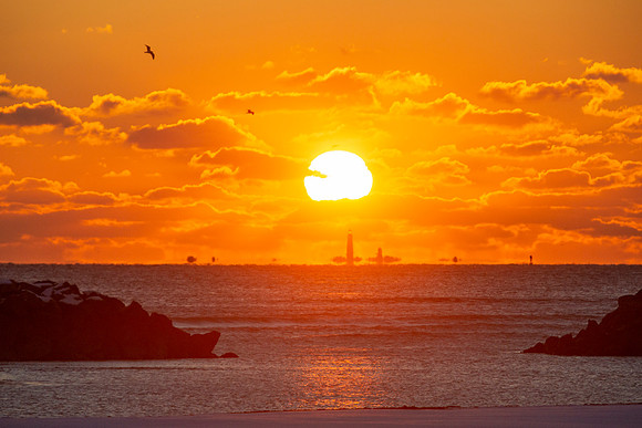 The Graves Light. Boston Harbor, Massachusetts