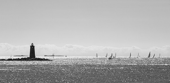 Whaleback Light, Piscataqua River. Portsmouth, New Hampshire