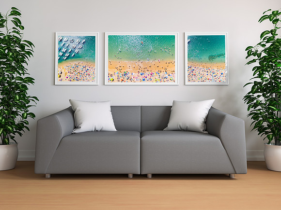 Custom Triptych Mockup - Llafranc, Spain.