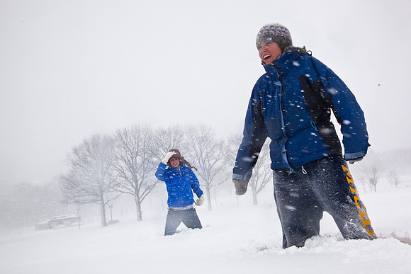 National Mall, "Snowmageddon". Washington, DC